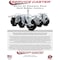 Service Caster 3.5'' SS Hard Rubber Wheel Swivel 1-3/4'' Expanding Stem Caster SCC-SSEX20S3514-HRS-134 - alternate 4